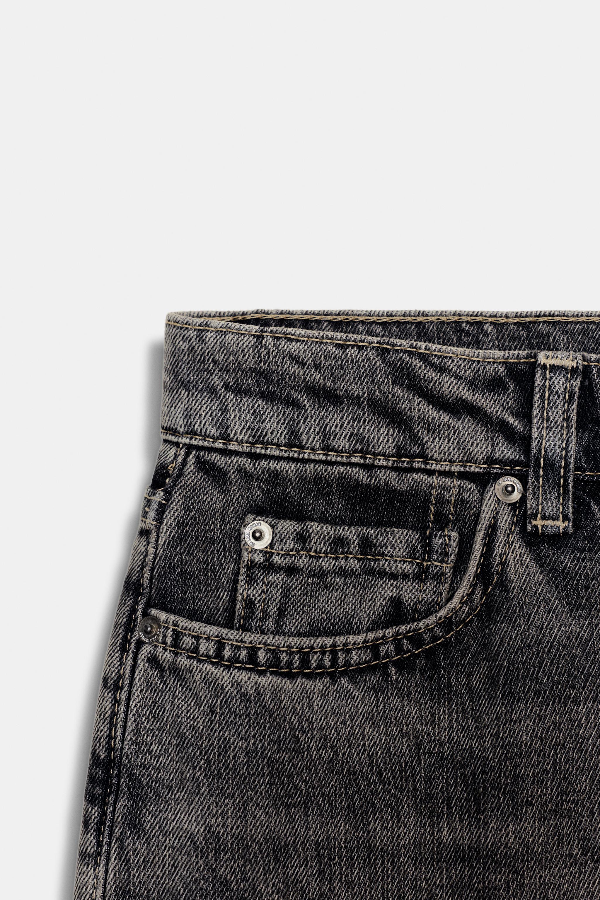 ZW COLLECTION HI-RISE STRAIGHT LEG JEANS